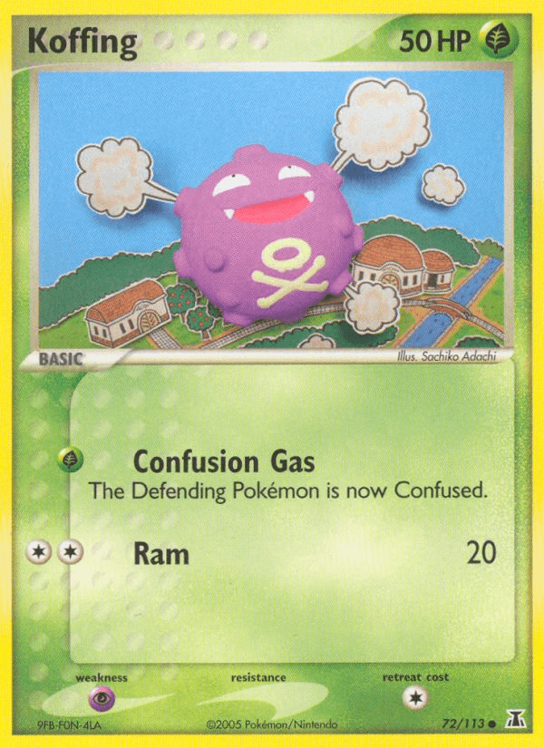 Koffing (72/113) [EX: Delta Species] - Doe's Cards