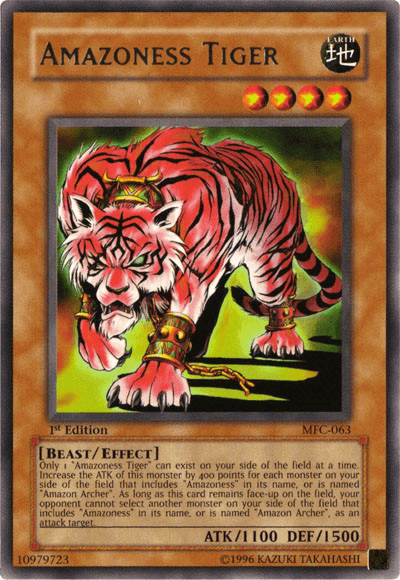 Amazoness Tiger [MFC-063] Rare - Doe's Cards