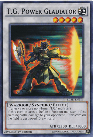 T.G. Power Gladiator [LC5D-EN214] Common - Doe's Cards