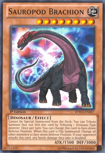 Sauropod Brachion [BPW2-EN027] Common - Doe's Cards