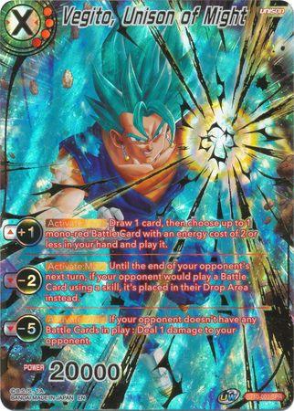 Vegito, Unison of Might (SPR) (BT10-003) [Rise of the Unison Warrior 2nd Edition] - Doe's Cards