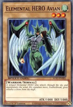 Elemental HERO Avian [SGX1-ENA01] Common - Doe's Cards