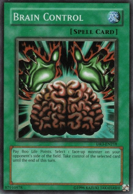 Brain Control [DR3-EN218] Super Rare - Doe's Cards