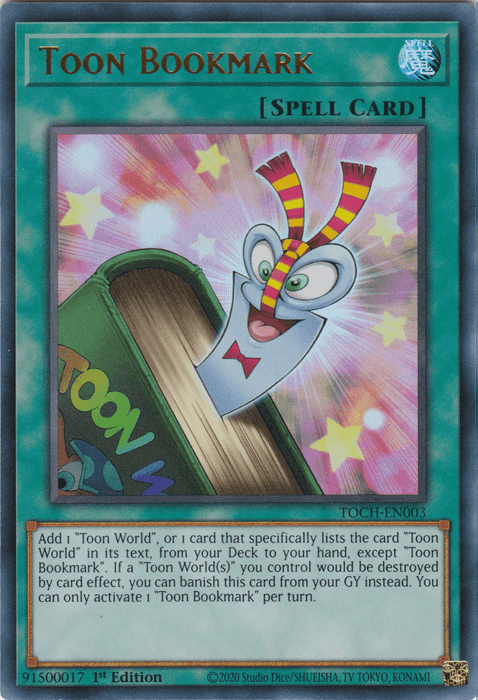 Toon Bookmark [TOCH-EN003] Ultra Rare - Doe's Cards