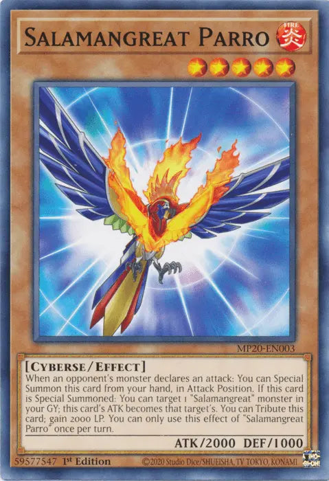 Salamangreat Parro [MP20-EN003] Common - Doe's Cards