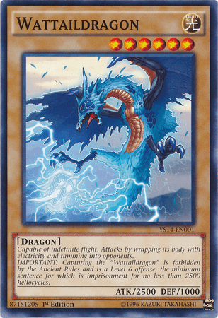 Wattaildragon [YS14-EN001] Common - Doe's Cards