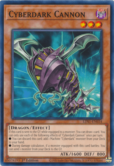 Cyberdark Cannon [LDS1-EN034] Common - Doe's Cards