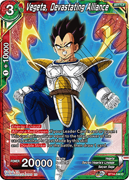 Vegeta, Devastating Alliance (BT14-144) [Cross Spirits] - Doe's Cards