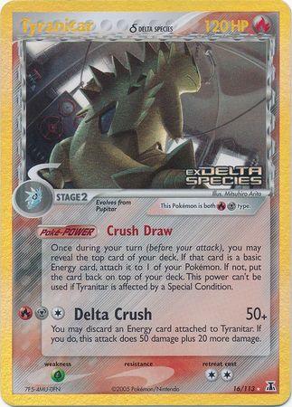 Tyranitar (16/113) (Delta Species) (Stamped) [EX: Delta Species] - Doe's Cards