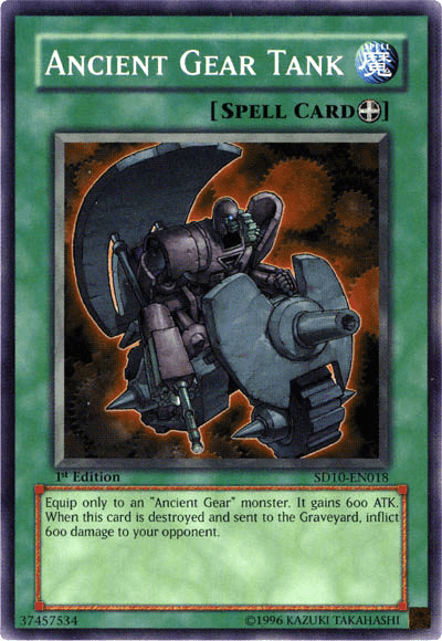 Ancient Gear Tank [SD10-EN018] Common - Doe's Cards