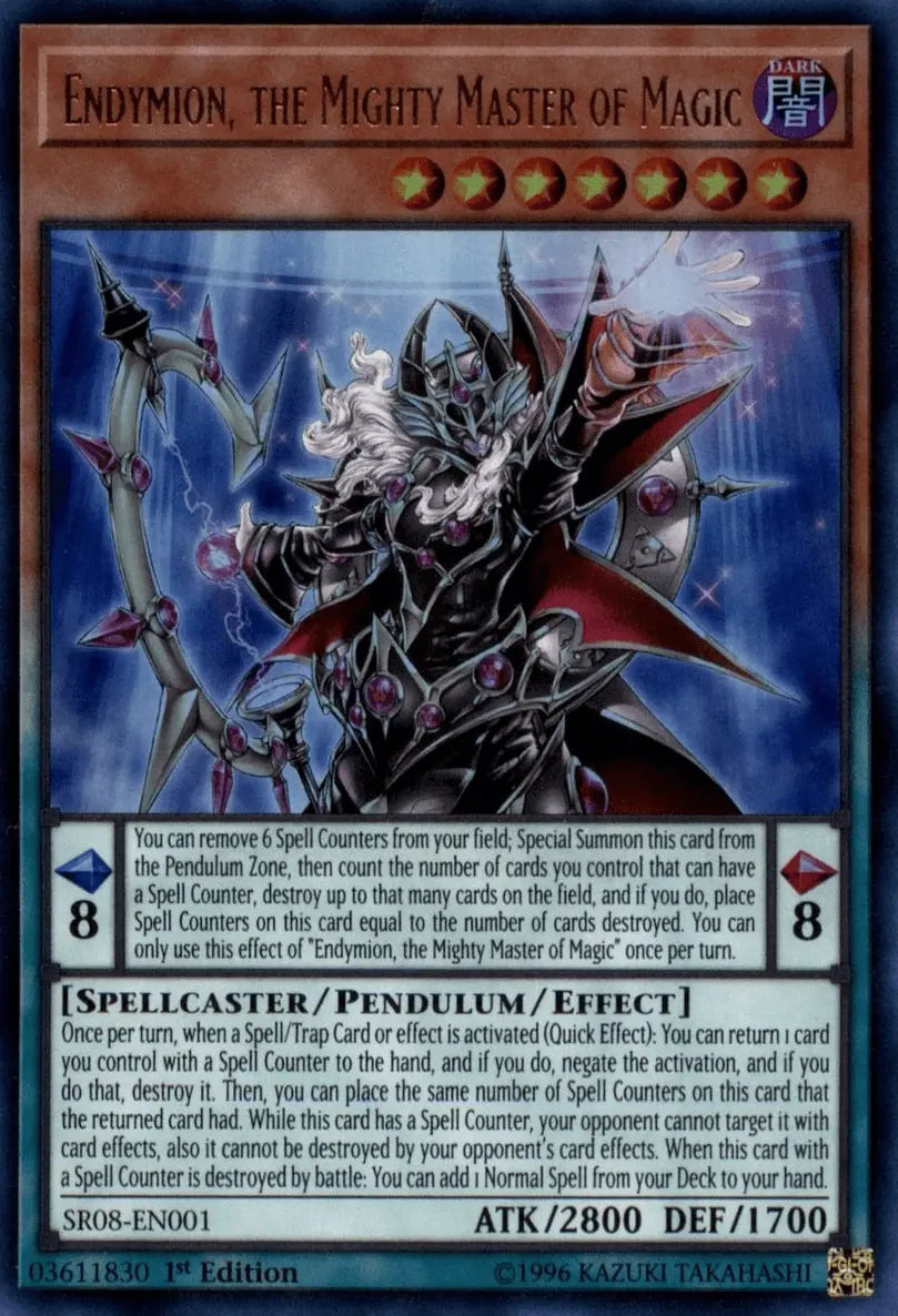 Endymion, the Mighty Master of Magic [SR08-EN001] Ultra Rare - Doe's Cards