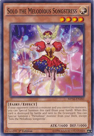 Solo the Melodious Songstress [MP16-EN183] Common - Doe's Cards