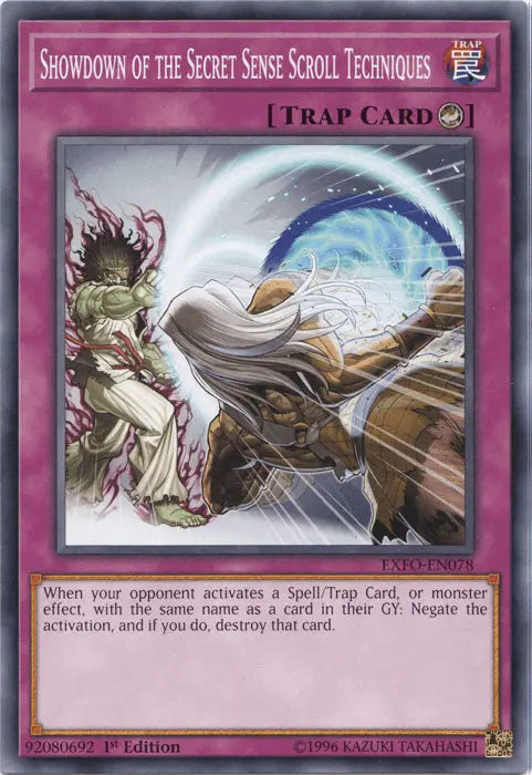 Showdown of the Secret Sense Scroll Techniques [EXFO-EN078] Common - Doe's Cards