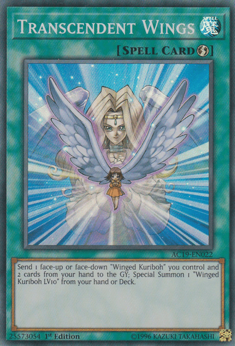 Transcendent Wings [AC19-EN022] Super Rare - Doe's Cards