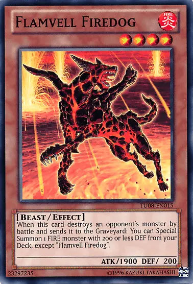 Flamvell Firedog [TU08-EN015] Common - Doe's Cards