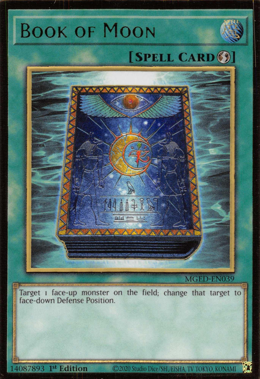 Book of Moon [MGED-EN039] Gold Rare - Doe's Cards