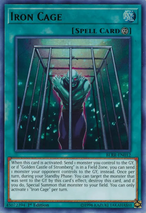 Iron Cage [BLRR-EN012] Ultra Rare - Doe's Cards