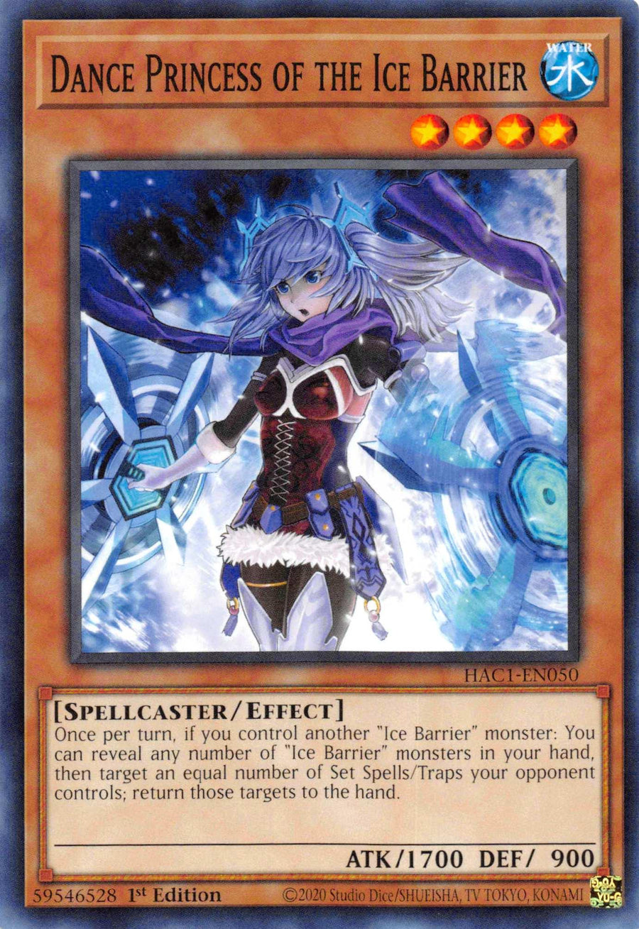 Dance Princess of the Ice Barrier [HAC1-EN050] Common - Doe's Cards