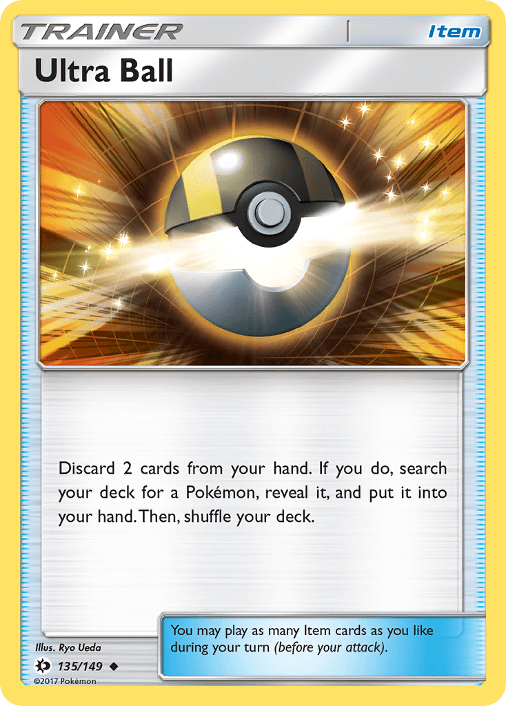 Ultra Ball (135/149) [Sun & Moon: Base Set] - Doe's Cards