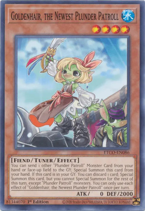 Goldenhair, the Newest Plunder Patroll [ETCO-EN086] Common - Doe's Cards