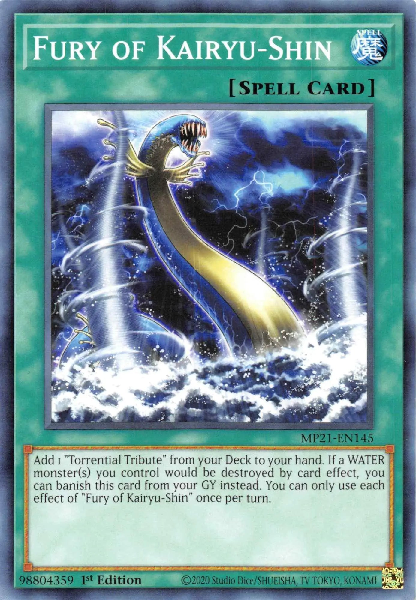 Fury of Kairyu-Shin [MP21-EN145] Common - Doe's Cards