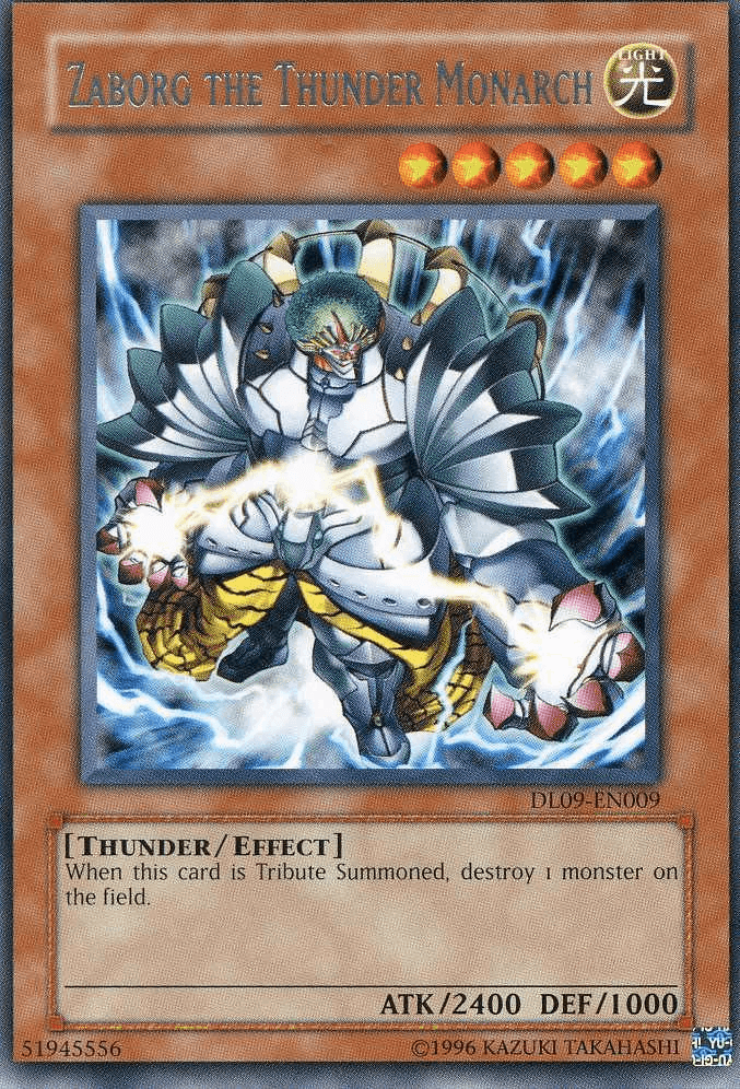 Zaborg the Thunder Monarch (Silver) [DL09-EN009] Rare - Doe's Cards