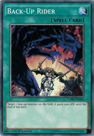 Back-Up Rider [CORE-EN064] Common - Doe's Cards