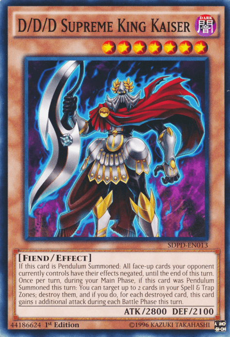 D/D/D Supreme King Kaiser [SDPD-EN013] Common - Doe's Cards