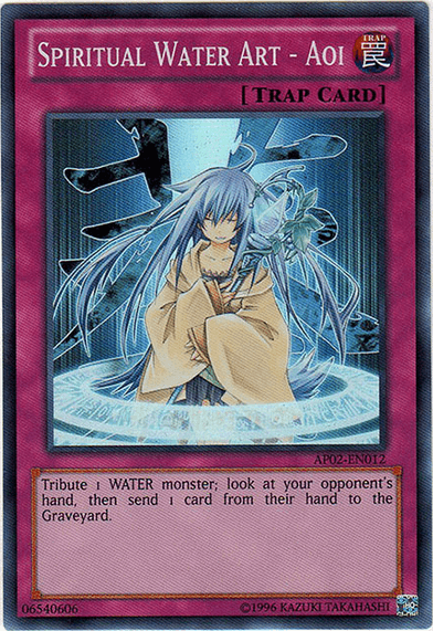 Spiritual Water Art - Aoi [AP02-EN012] Super Rare - Doe's Cards