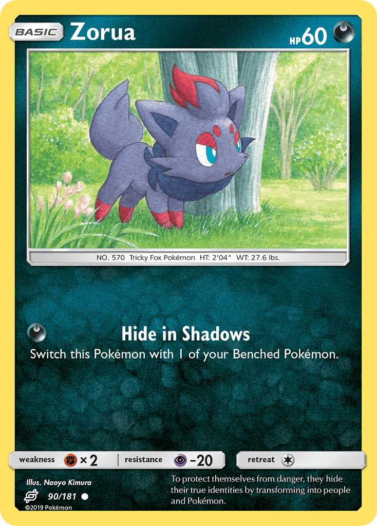 Zorua (90/181) [Sun & Moon: Team Up] - Doe's Cards