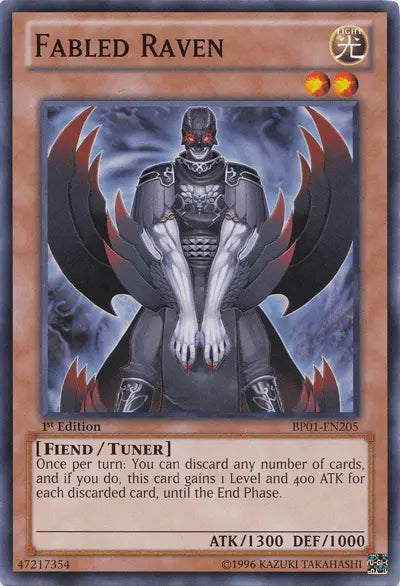 Fabled Raven [BP01-EN205] Common - Doe's Cards