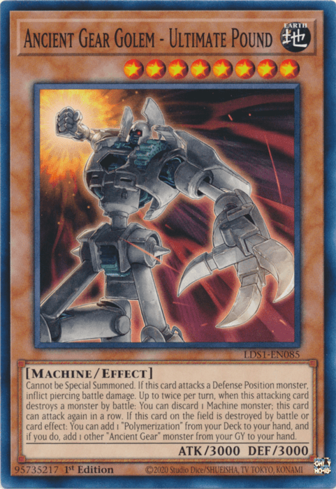 Ancient Gear Golem - Ultimate Pound [LDS1-EN085] Common - Doe's Cards