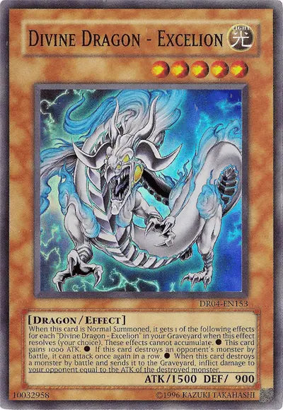 Divine Dragon - Excelion [DR04-EN153] Super Rare - Doe's Cards