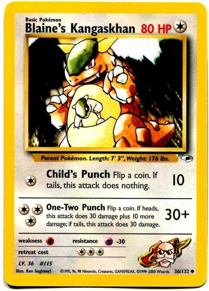 Blaine's Kangaskhan (36/132) [Gym Heroes Unlimited] - Doe's Cards