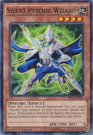 Silent Psychic Wizard [BP03-EN084] Shatterfoil Rare - Doe's Cards