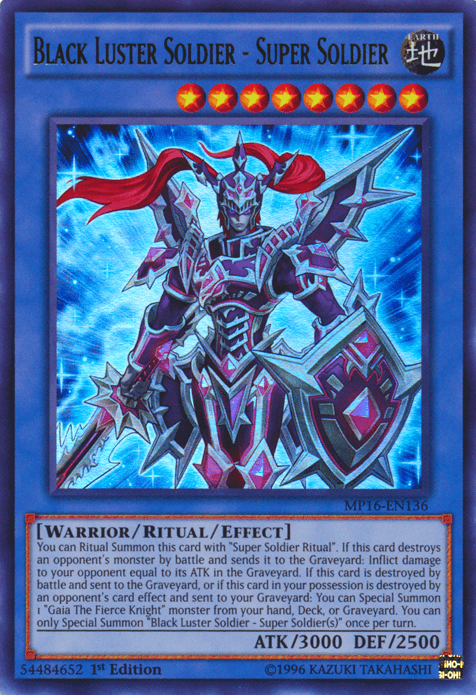 Black Luster Soldier - Super Soldier [MP16-EN136] Ultra Rare - Doe's Cards