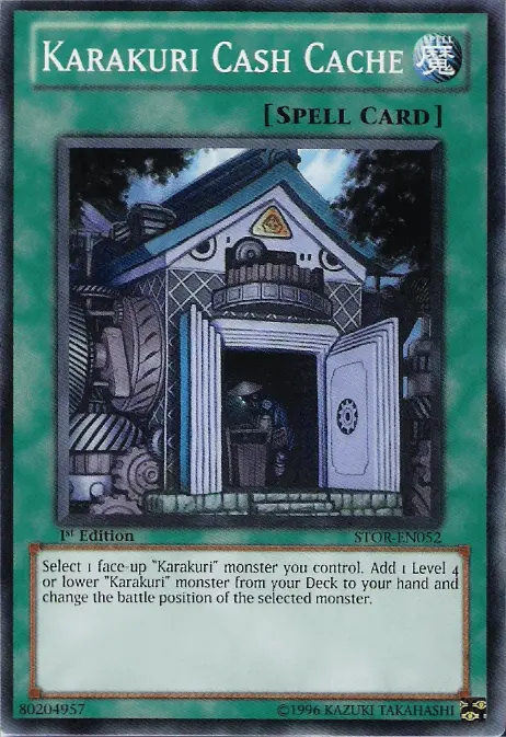 Karakuri Cash Cache [STOR-EN052] Common - Doe's Cards