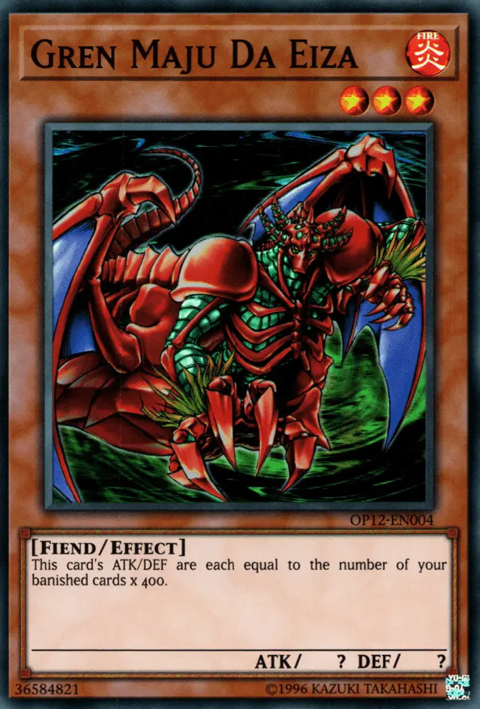 Gren Maju Da Eiza [OP12-EN004] Super Rare - Doe's Cards