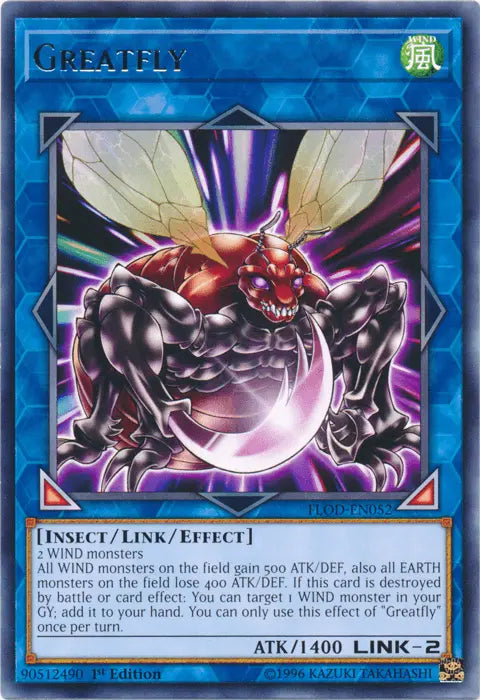 Greatfly [FLOD-EN052] Rare - Doe's Cards
