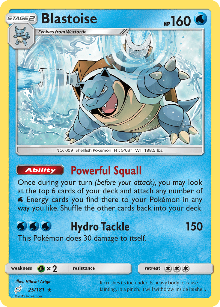 Blastoise (25/181) [Sun & Moon: Team Up] - Doe's Cards