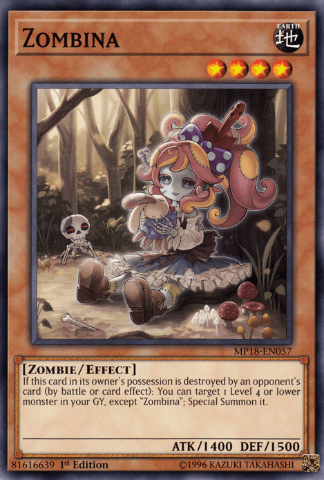 Zombina [MP18-EN057] Common - Doe's Cards