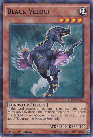 Black Veloci [BP03-EN037] Shatterfoil Rare - Doe's Cards