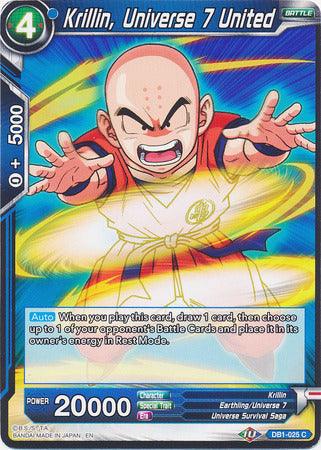 Krillin, Universe 7 United (DB1-025) [Dragon Brawl] - Doe's Cards