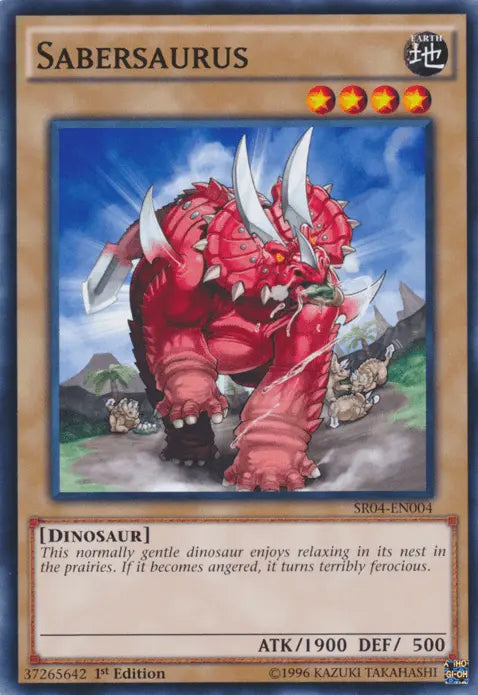 Sabersaurus [SR04-EN004] Common - Doe's Cards