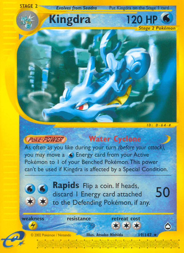 Kingdra (19/147) [Aquapolis] - Doe's Cards