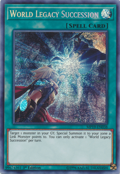 World Legacy Succession [MP19-EN038] Prismatic Secret Rare - Doe's Cards