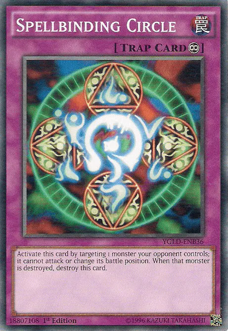 Spellbinding Circle [YGLD-ENB36] Common - Doe's Cards