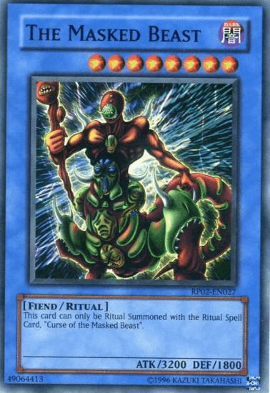 The Masked Beast [RP02-EN027] Super Rare - Doe's Cards