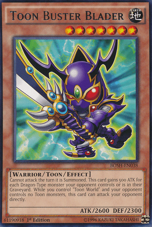 Toon Buster Blader [BOSH-EN038] Rare - Doe's Cards