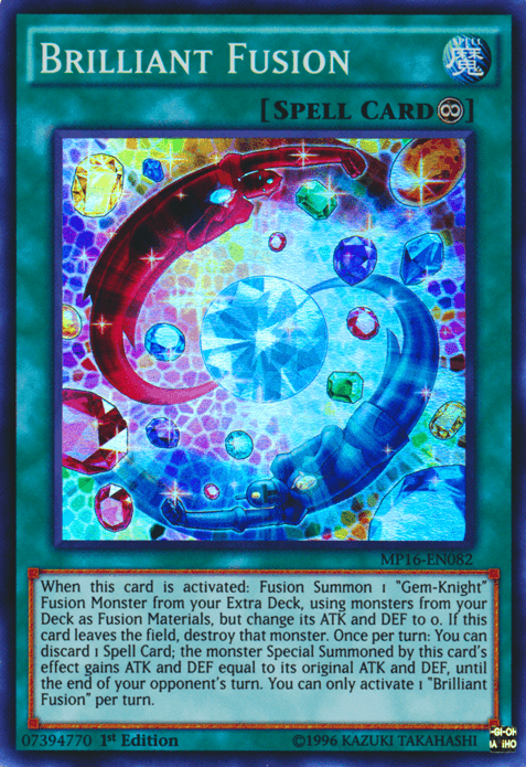 Brilliant Fusion [MP16-EN082] Super Rare - Doe's Cards